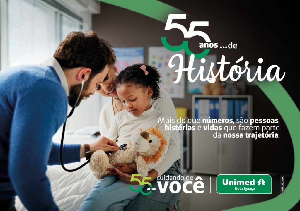 55 anos cuidando de pessoas e construindo o futuro da saúde na Baixada Fluminense