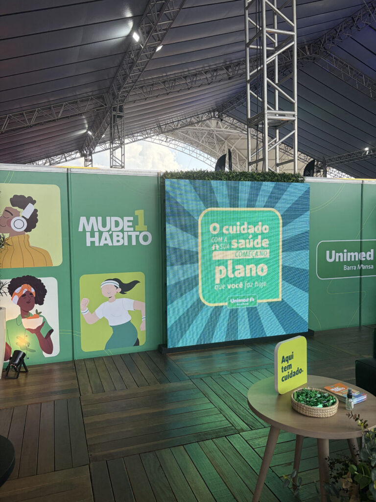 Cooperativa marca presença na Flumisul com ações de saúde, bem-estar e relacionamento